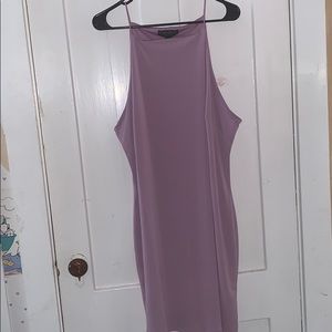 Purple mini dress